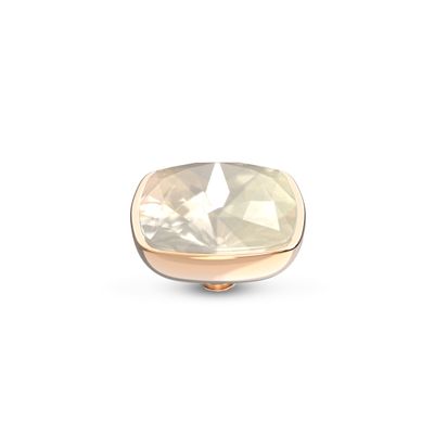 Melano Twisted Circular Steentje White Opal Rosé