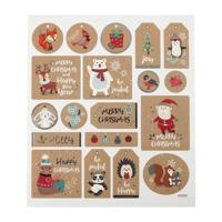 Creativ Company Stickers Kerst, 1 Vel