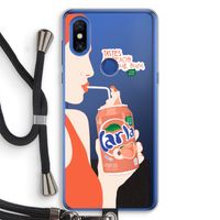 Peach please!: Xiaomi Mi Mix 3 Transparant Hoesje met koord