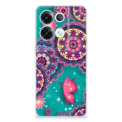 OPPO Reno8 Pro | Hoesje maken | Cirkels en Vlinders