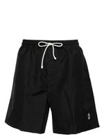 Brunello Cucinelli short de bain à logo brodé - Noir