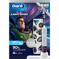 Oral-B Vitality D100.413 Kids Lightyear D100.413.2K Elektrische kindertandenborstel Roterend / oscillerend Wit, Violet