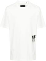 Y-3 t-shirt GFX SS en coton - Blanc