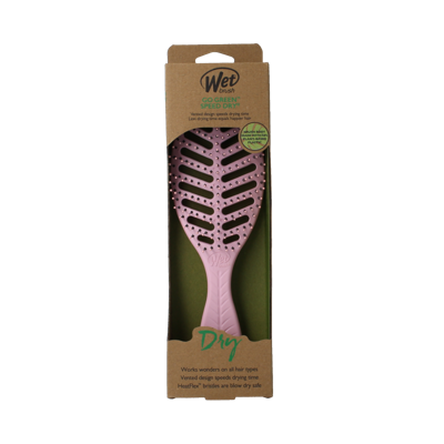 Wet Brush Go green speed dry pink 1 Stuks