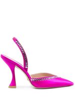 Stuart Weitzman escarpins ornés de cristaux à bride arrière 110 mm - Rose