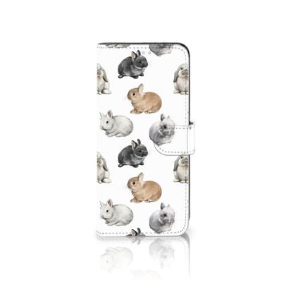 Telefoonhoesje | Met pasjeshouder | voor OPPO Reno 8 Lite | OnePlus Nord N20 Konijntjes