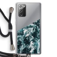Zee golf: Samsung Galaxy Note 20 / Note 20 5G Transparant Hoesje met koord