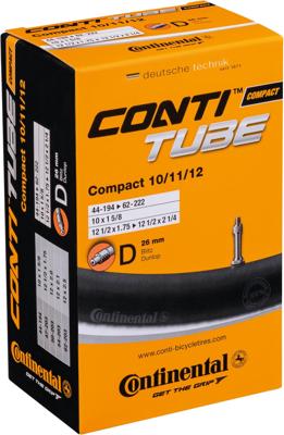Continental binnenband dv1 compact 10/11/12 inch 44/62-222 doosje