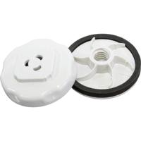 Hammond Electronics Gatenplug Polycarbonaat Lichtgrijs (Ø x h) 49 mm x 18 mm 1 stuk(s)