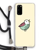 Birdy: Samsung Galaxy S20 Transparant Hoesje met koord