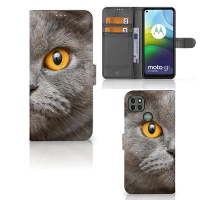 Telefoonhoesje | Met pasjeshouder | Motorola Moto G9 Power Britse Korthaar