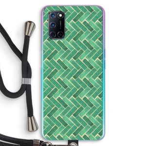 Moroccan tiles 2: Oppo A72 Transparant Hoesje met koord