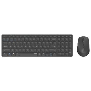 Rapoo 9700M Draadloze multimode Blade Combo Compact Set, QWERTY US - Donkergrijs