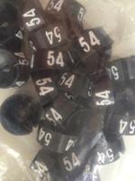 MB zwart/wit 54 voor op kledinghanger