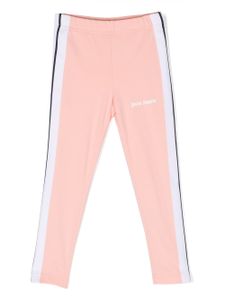 Palm Angels Kids legging à rayures - Rose