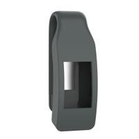 Slimme horloge silicone clip knop beschermende case voor Fitbit Inspire HR (cyaan)