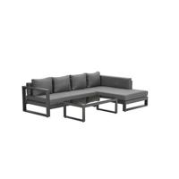 Garden Impressions Esmee loungeset links carbon black mystic grey