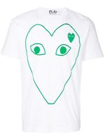 Comme Des Garçons Play t-shirt à logo imprimé - Blanc