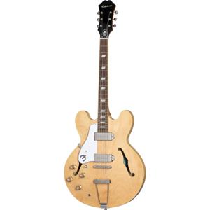 Epiphone Original Collection Casino LH Natural linkshandige semi-akoestische gitaar met premium gigbag