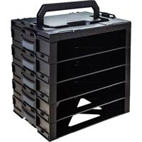 Sortimo i-BOXX Rack 6100000339 Gereedschapskist (leeg) ABS Zwart