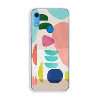 Bold Rounded Shapes: Huawei Y6s Transparant Hoesje