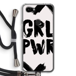 Girl Power #2: Pixel 3a Transparant Hoesje met koord