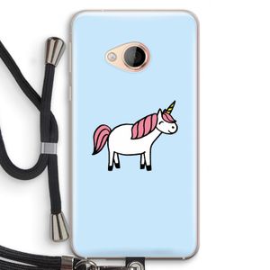 Eenhoorn: HTC U Play Transparant Hoesje met koord