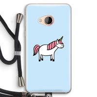 Eenhoorn: HTC U Play Transparant Hoesje met koord