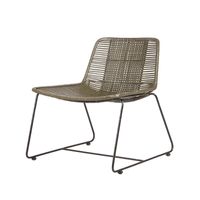 LABEL51 Fauteuil Jax - Army green - Rotan - thumbnail