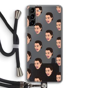 Ugly Cry Call: Samsung Galaxy S21 Plus Transparant Hoesje met koord
