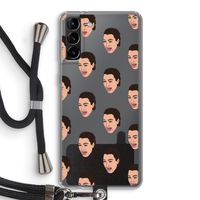 Ugly Cry Call: Samsung Galaxy S21 Plus Transparant Hoesje met koord