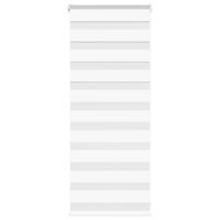 Zebra rolgordijn 65x100 cm stofbreedte 60,9 cm polyester wit