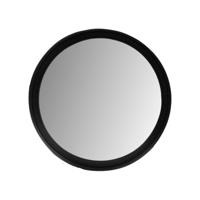 Ronde Spiegel-30x3x30-Zwart-Metaal