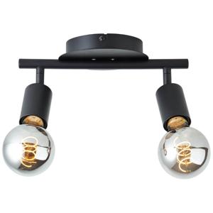Brilliant 2-lichts plafondlampTiffany zwart - 99682/06