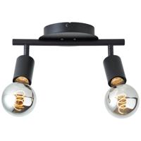 Brilliant 2-lichts plafondlampTiffany zwart - 99682/06