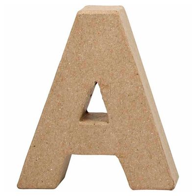Creativ Company letter papier-maché a, 10cm