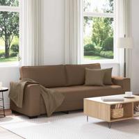 3-zitsbank bruin 180 cm stof