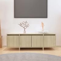 Tv-meubel 120x30x40,5 cm bewerkt hout sonoma eikenkleurig