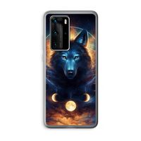 Wolf Dreamcatcher: Huawei P40 Pro Transparant Hoesje