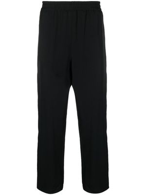 Y-3 pantalon droit à taille mi-haute - Noir
