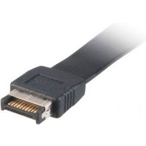 Akasa AK-CBUB37-50BK USB-kabel 0,5 m USB 3.2 Gen 2 (3.1 Gen 2) USB C Zwart