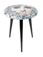 Fornasetti tabouret Ortensia - Noir - thumbnail