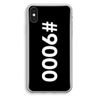 #9000: iPhone XS Transparant Hoesje #9000: iPhone XS Transparant Hoesje