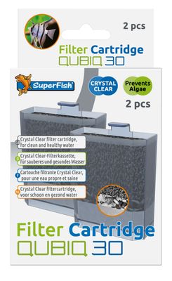 Superfish Qubiq 30 Cartridge 2-Pack - Filter Cartridges voor Heldere Aquaria