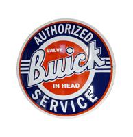 Buick Authorized Service Emaille Bord - Ø40cm Buick Authorized Service Emaille Bord - Ø40cm