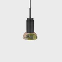 Anour Donya Onyx Moon Hanglamp - Gemixte kap - Zwart PVD