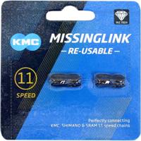 KMC missinglink 11 dlc - 5.65mm - zwart - fietskettingverbinder