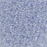 Creativ Company Rocailles, d 1,7 mm, afm 15/0, gatgrootte 0,5-0,8 mm, lichtblauw, 25 gr/ 1 doos