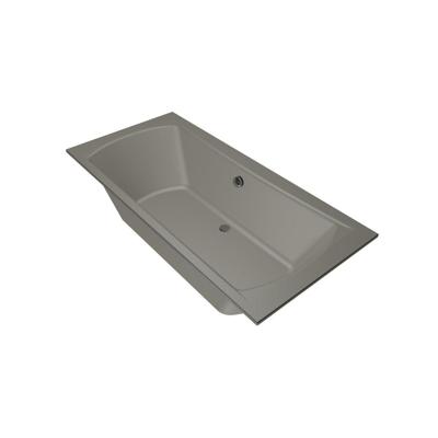 Xenz Robijn Duobad - 190x90x48 - afvoer Midden - acryl - cement 6988-06