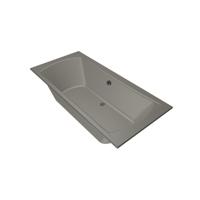 Xenz Robijn Duobad - 190x90x48 - afvoer Midden - acryl - cement 6988-06
